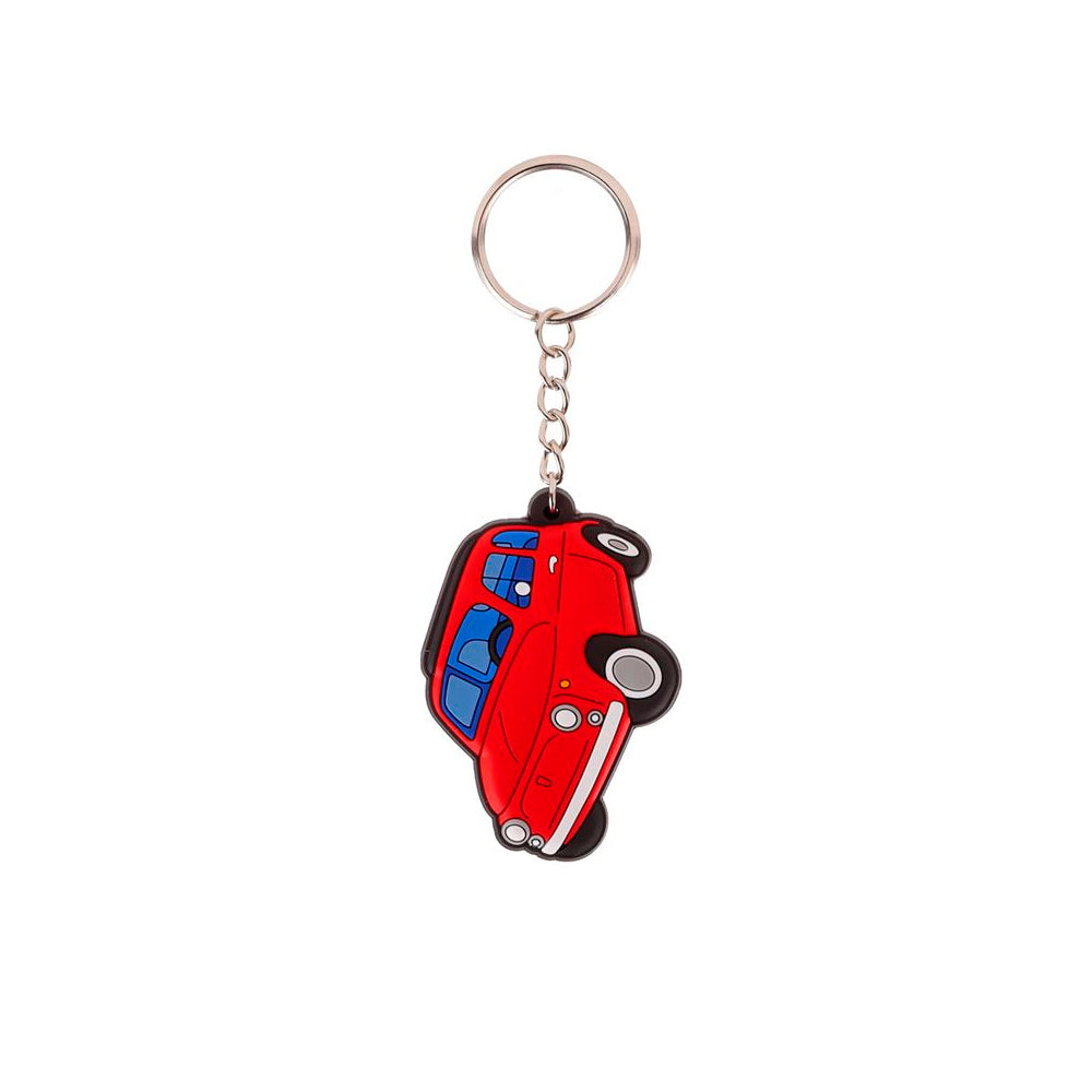 Llavero Coche Fiat 500 Rojo