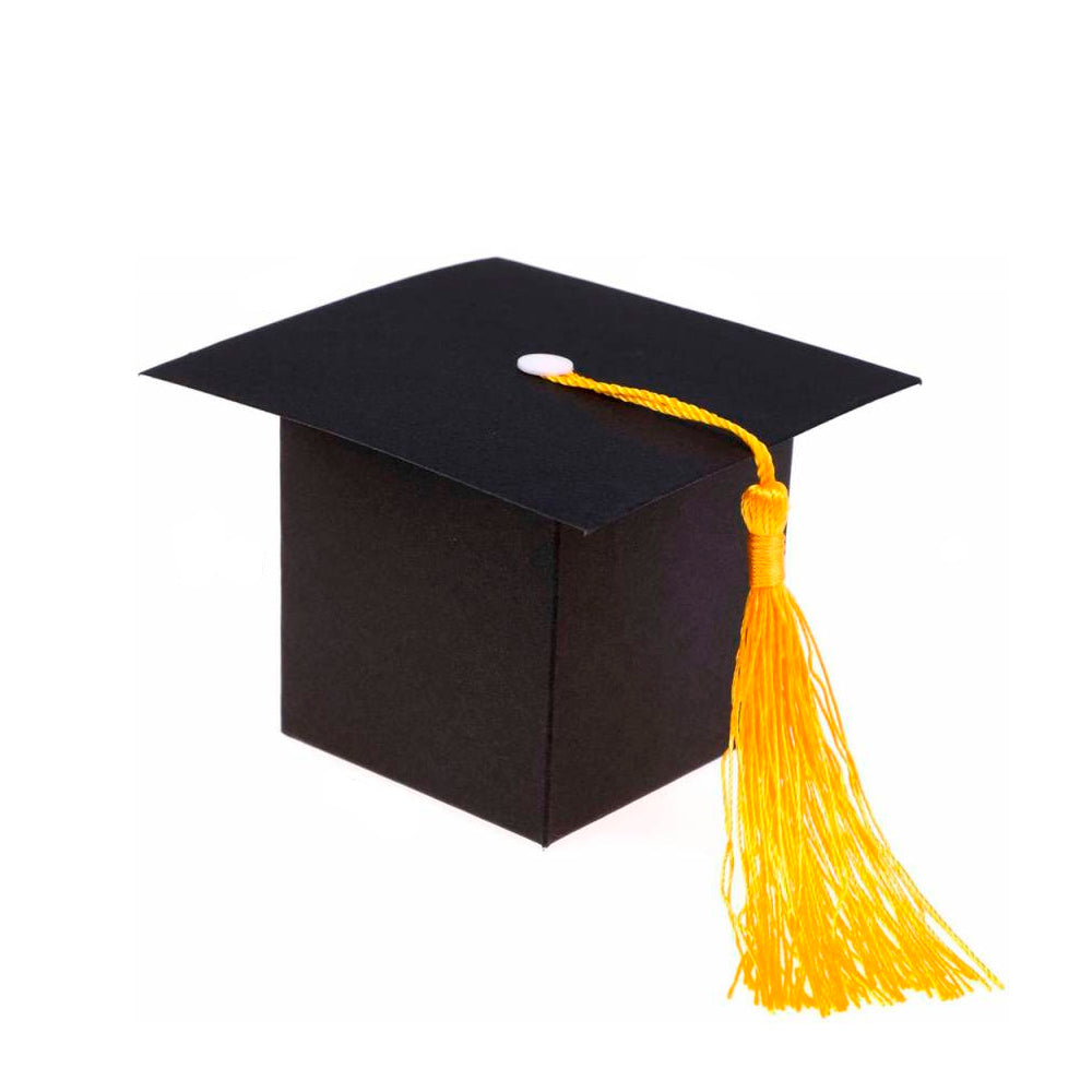 Cajita forma birrete Graduación