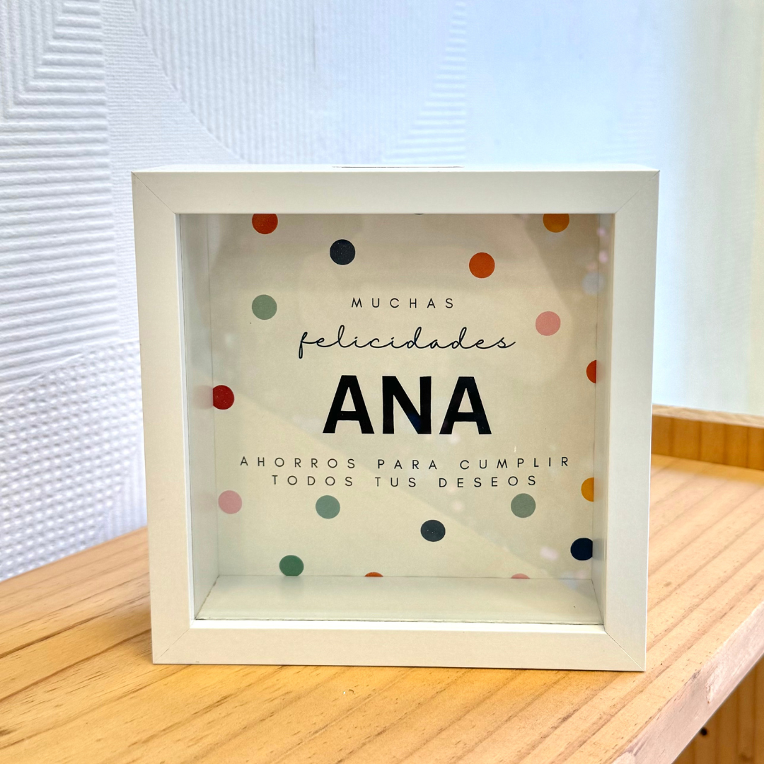 Hucha personalizada