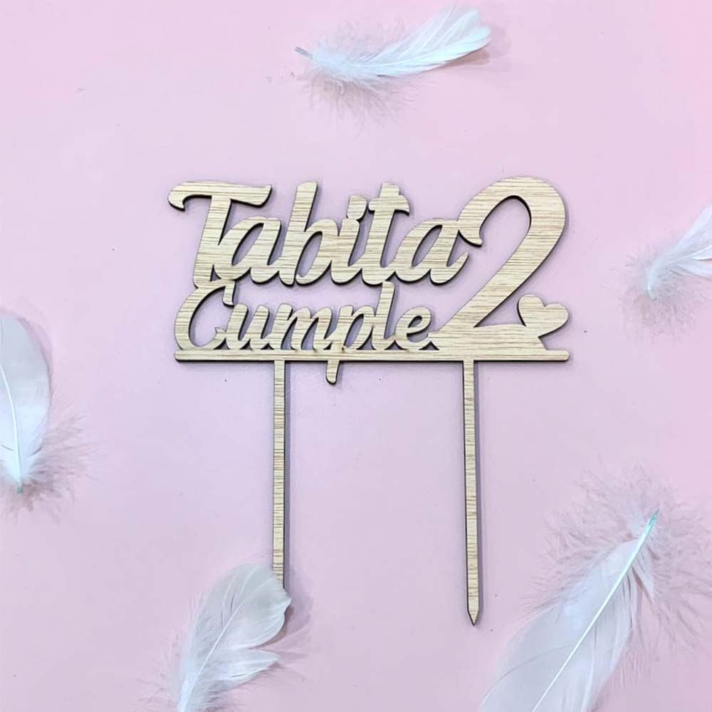 Topper Cumple Personalizado