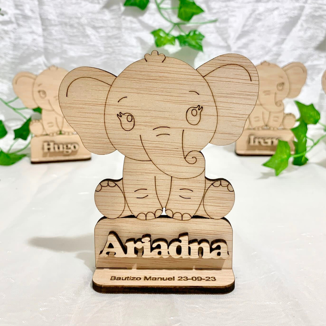 Figura animal de madera
