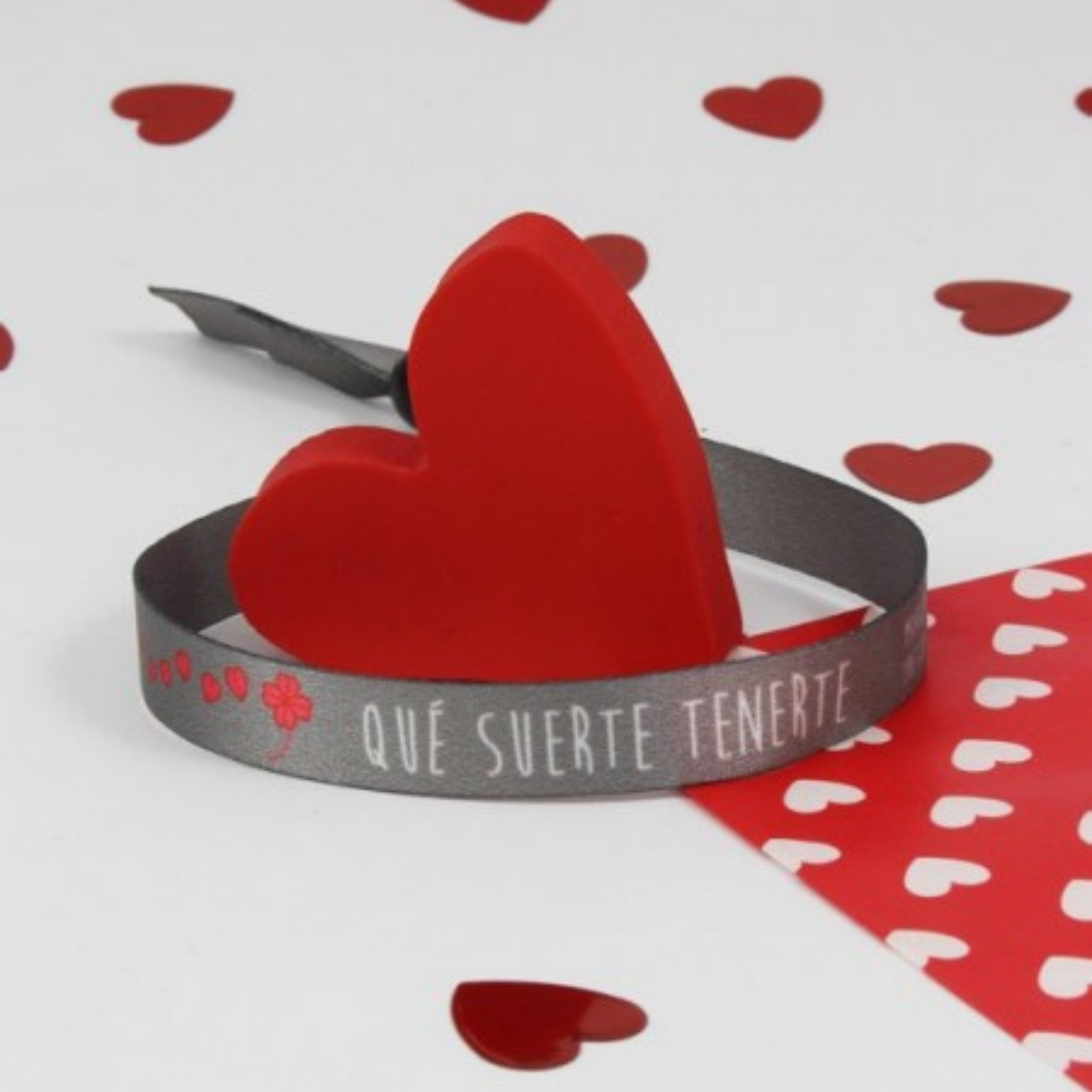 Pulsera Qué suerte tenerte