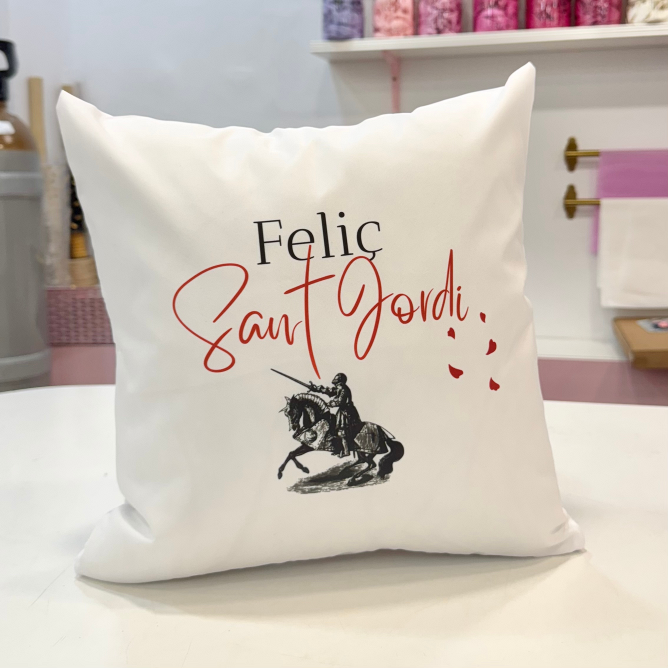 Cojín “Feliç Sant Jordi