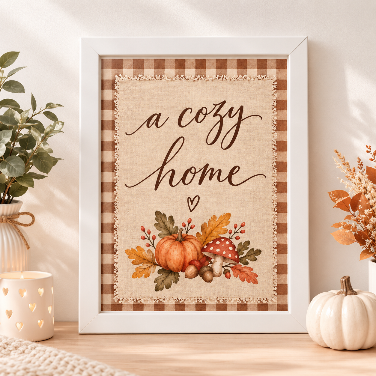 Lámina decorativa Cozy Home