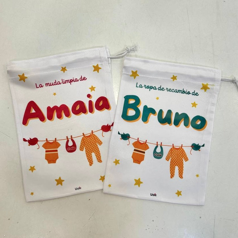 Bolsita tela personalizada