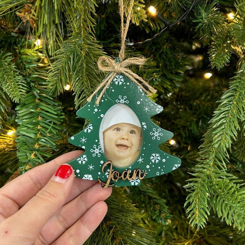 Marco navideño personalizado para colgar