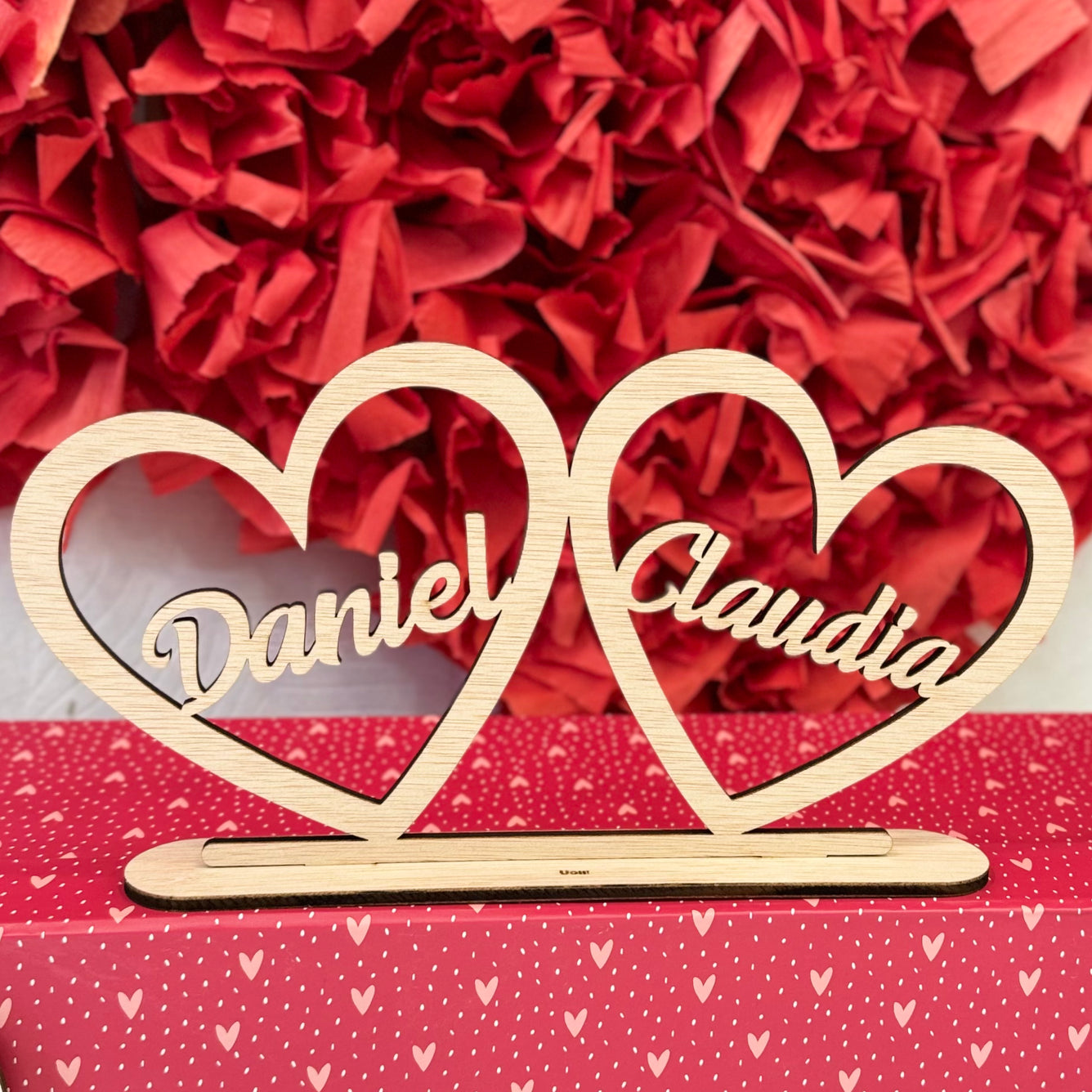 Corazones con 2 nombres