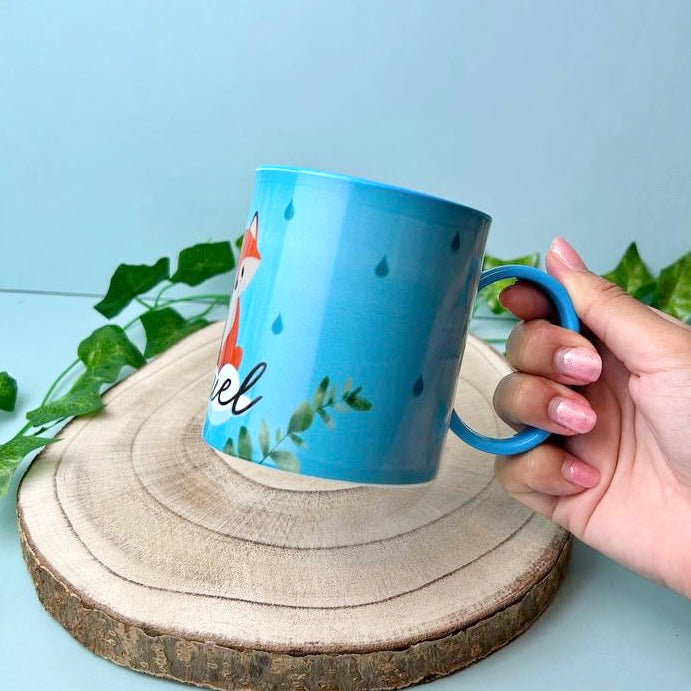 Taza plástico interior color personalizada