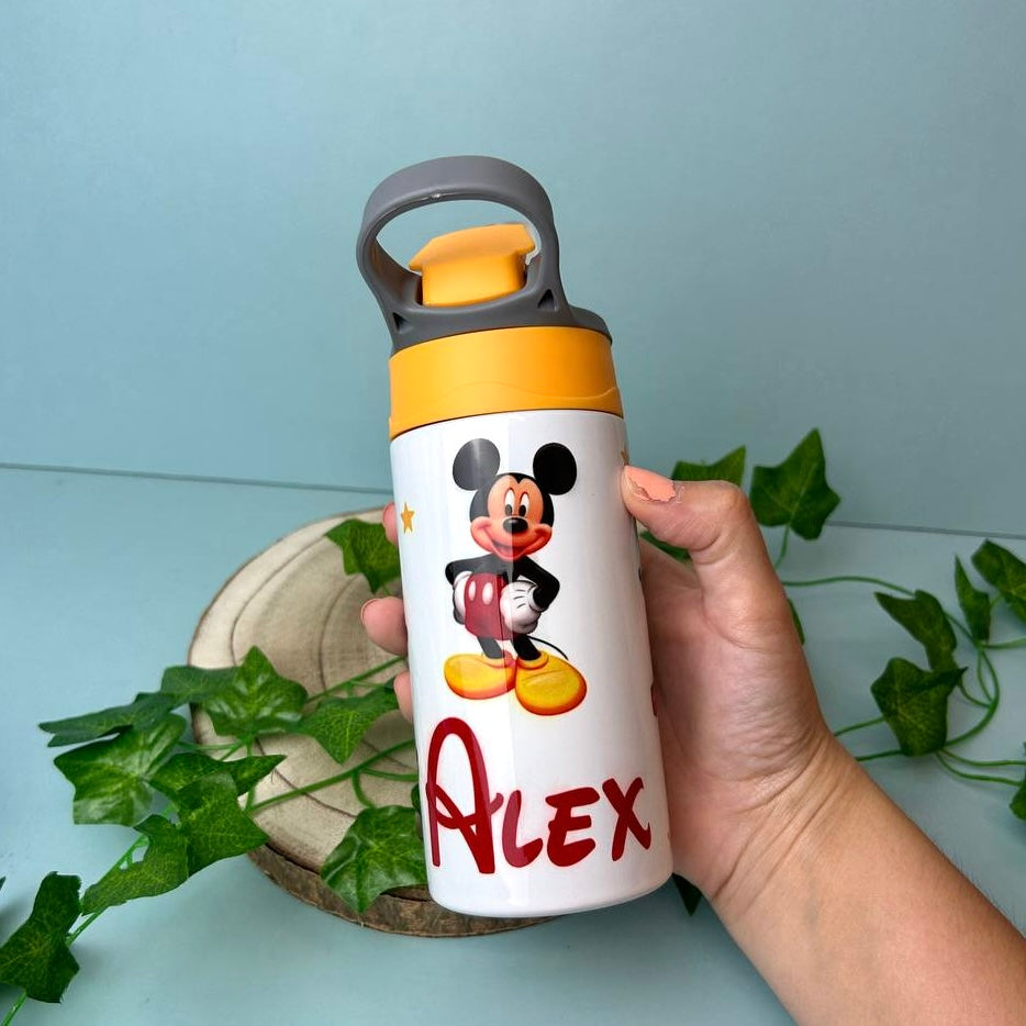 Botella con pajita Personalizada