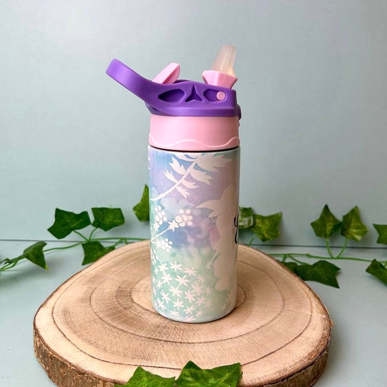 Botella con pajita Personalizada
