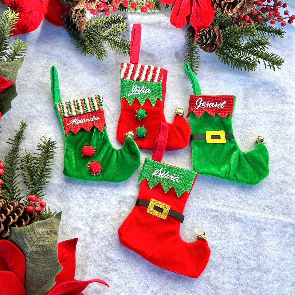 Calcetín Elfo personalizado