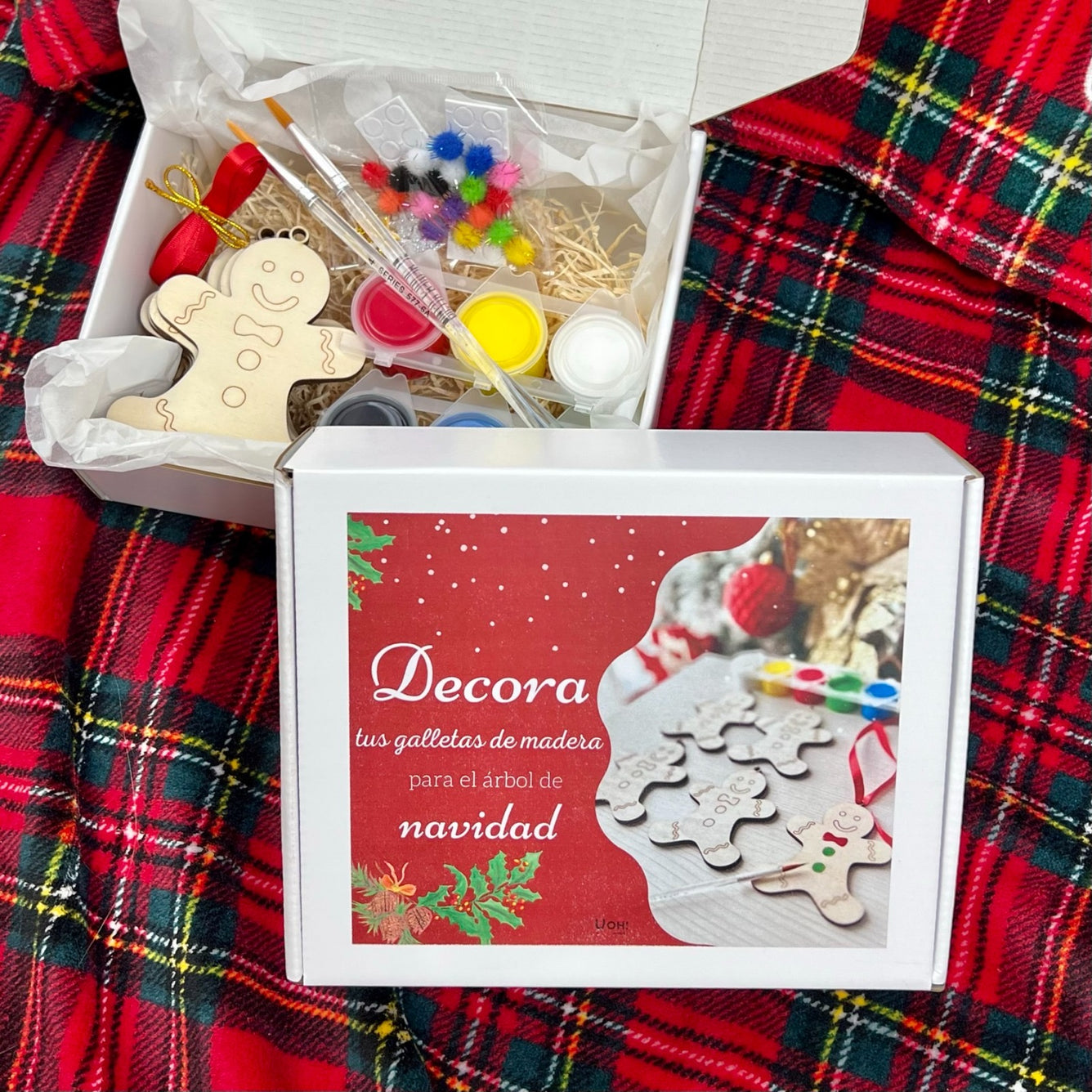 Caja de Galletas de jengibre para adornar