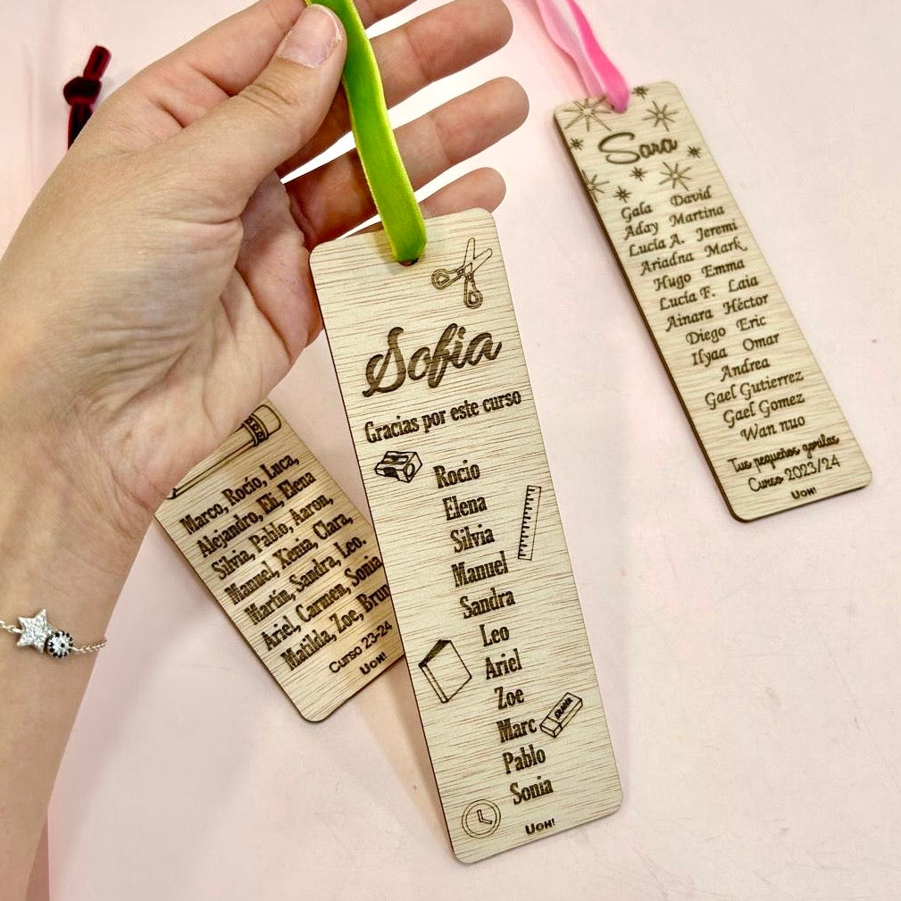 Punto de libro Personalizado para Profes