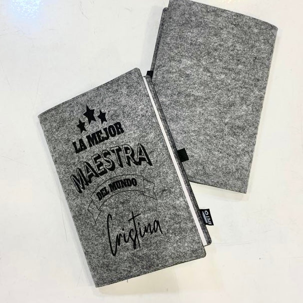 Libreta de fieltro Personalizada