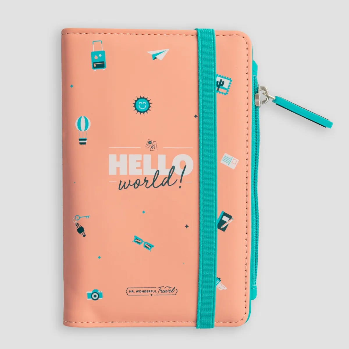 Funda pasaporte rosa
