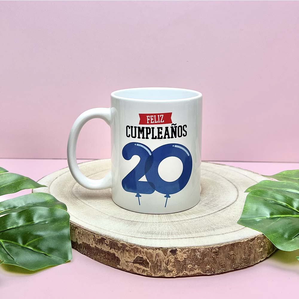 Taza Feliz Cumpleaños 20