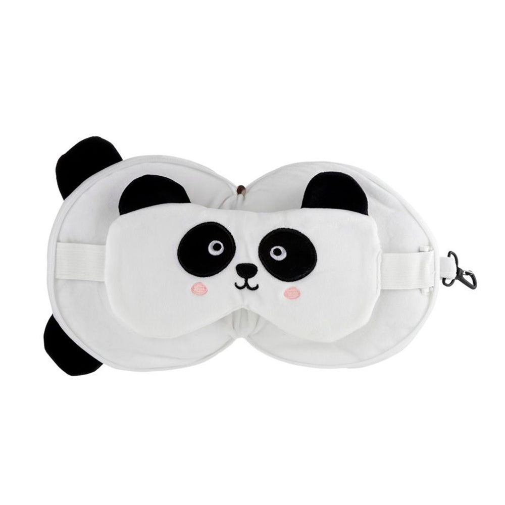 Almohada con antifaz Oso Panda