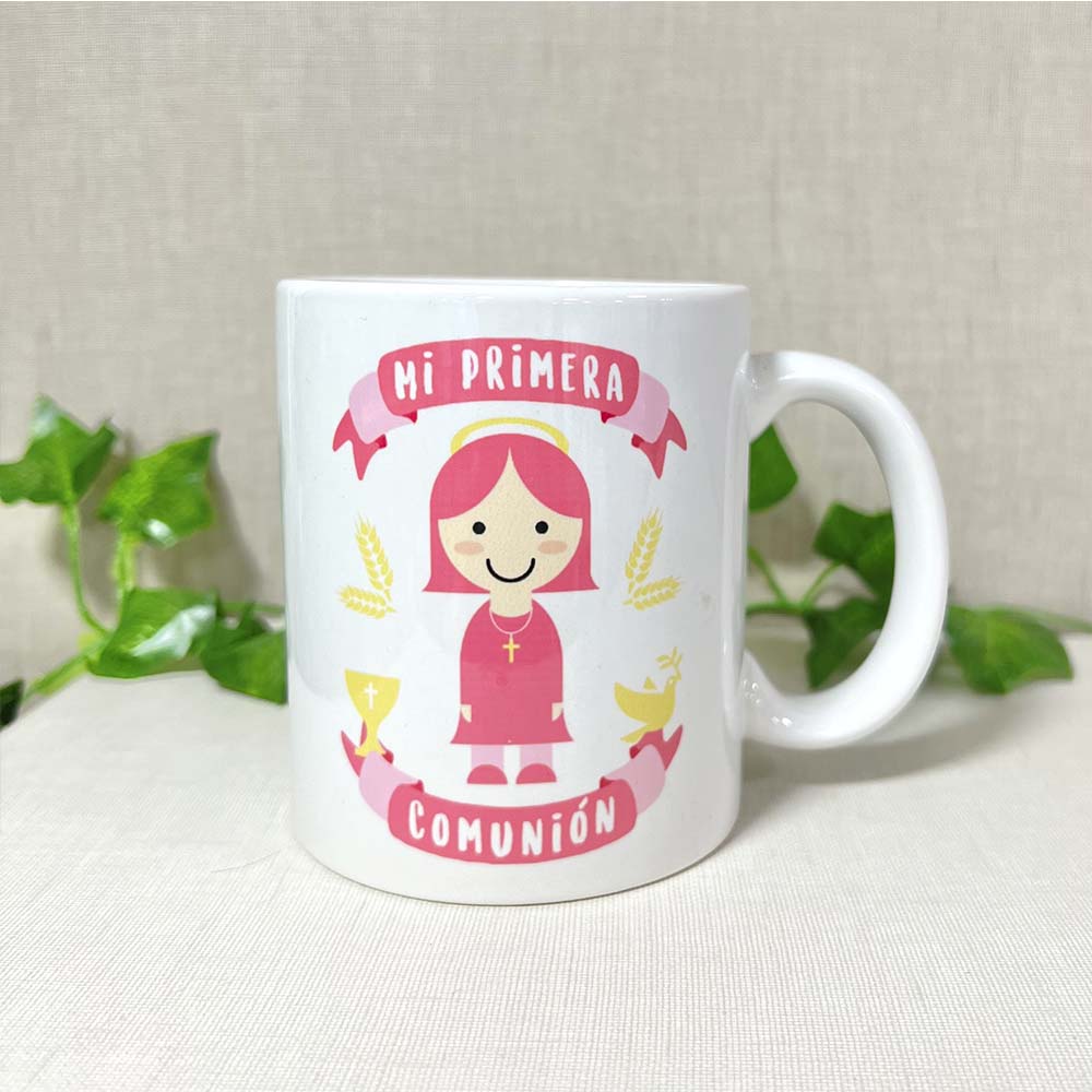 Taza Comunión rosa