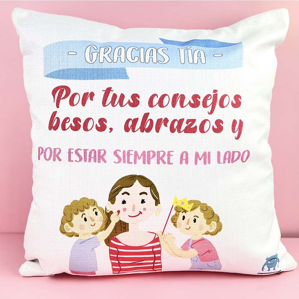 Cojín Gracias tía
