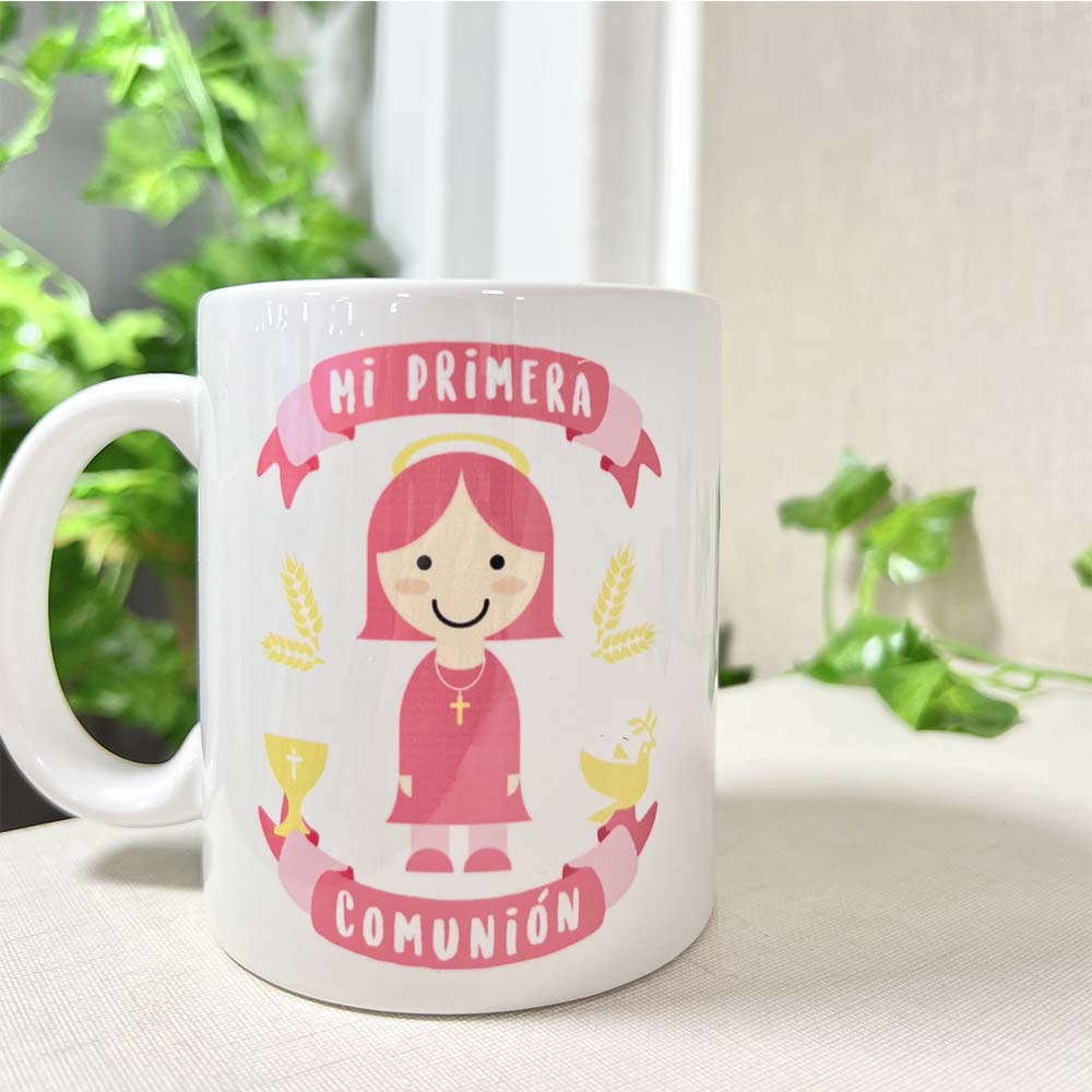 Taza Comunión rosa