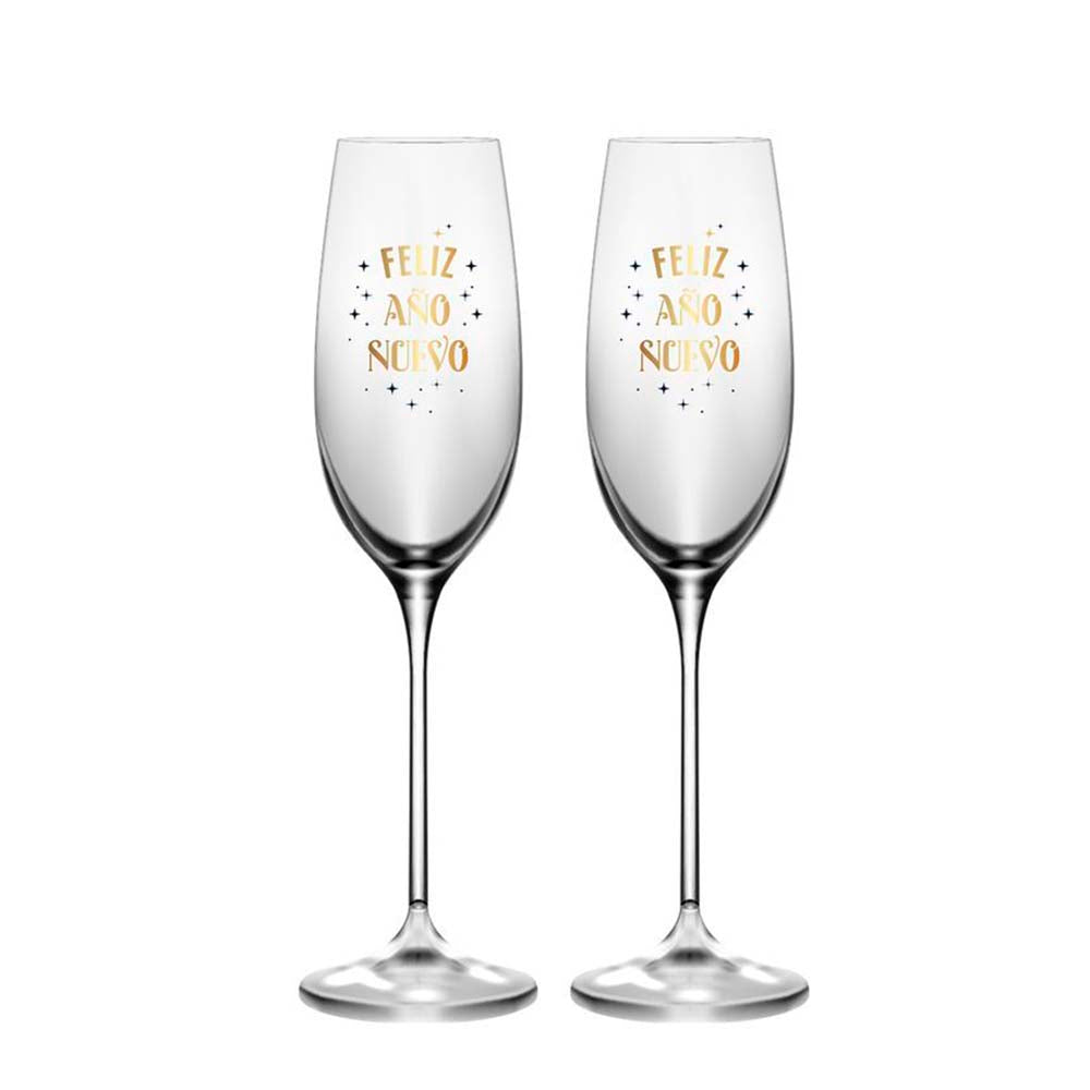 Copas cava Feliz año nuevo
