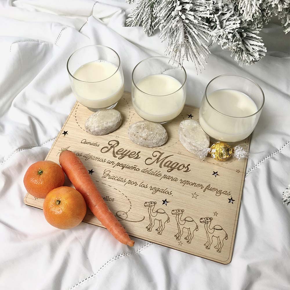 Bandeja comida Reyes Magos