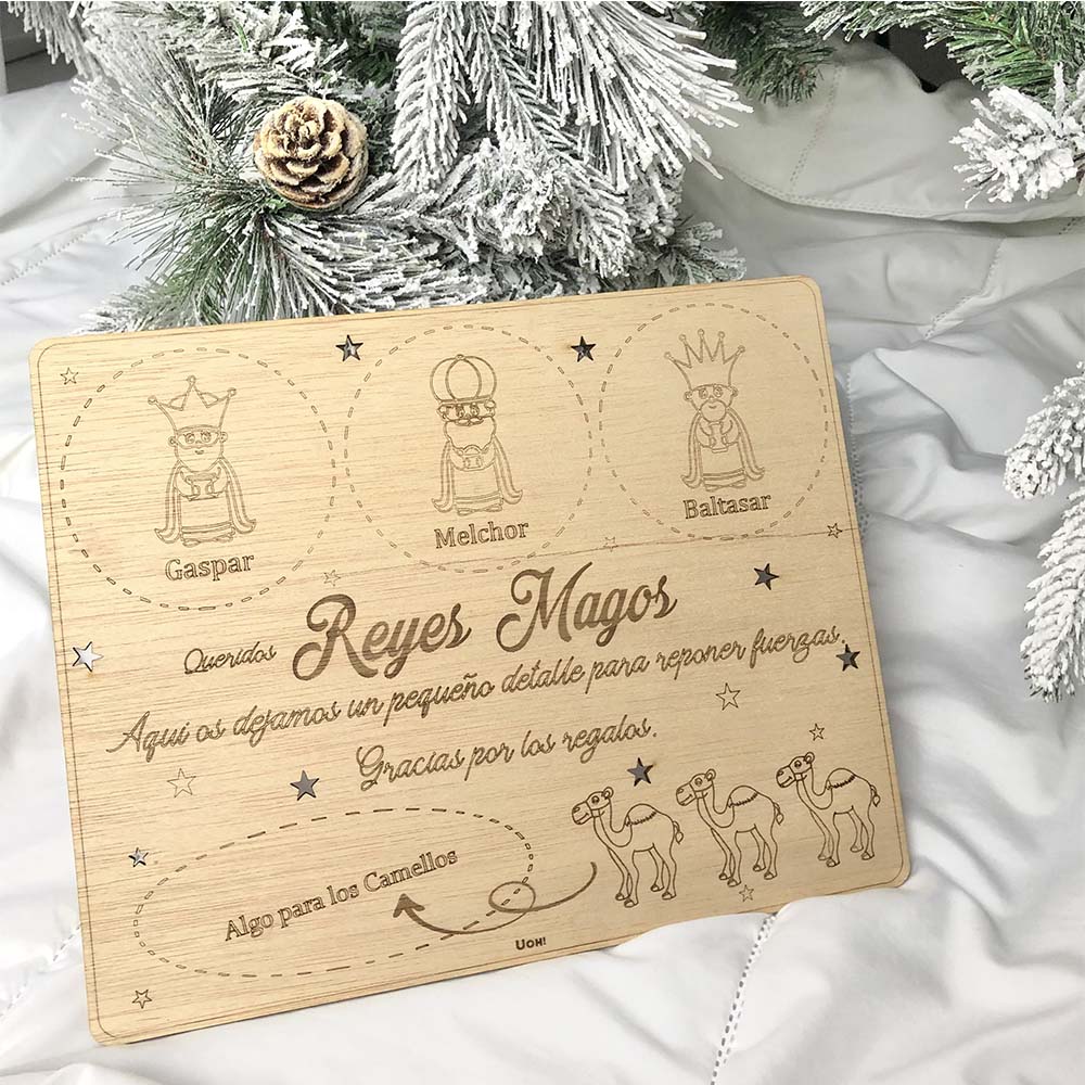 Bandeja comida Reyes Magos