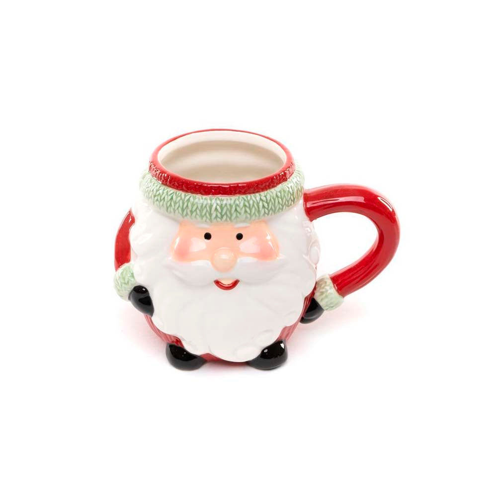 Taza forma Papa noel