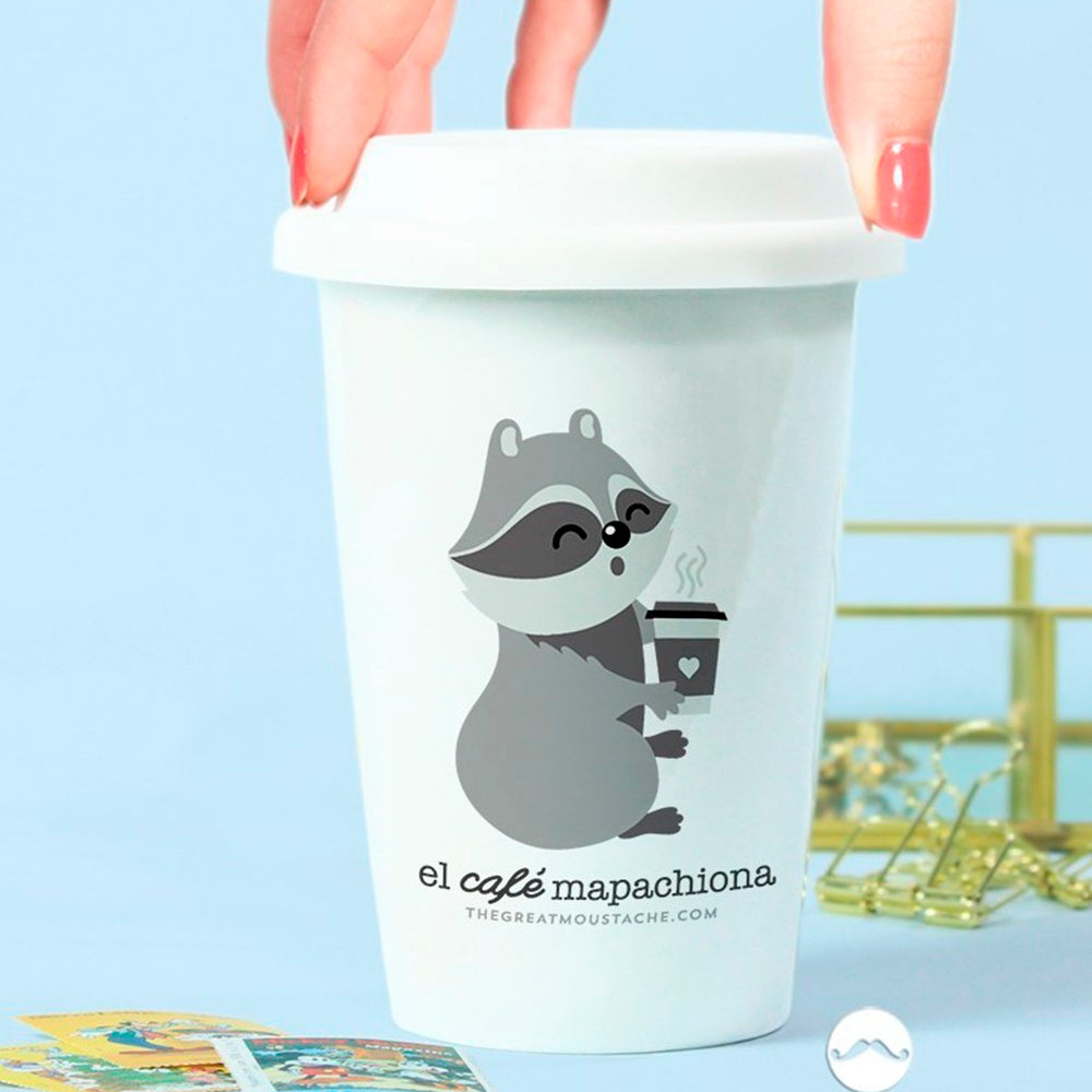 Vaso Take Away El café mapachiona