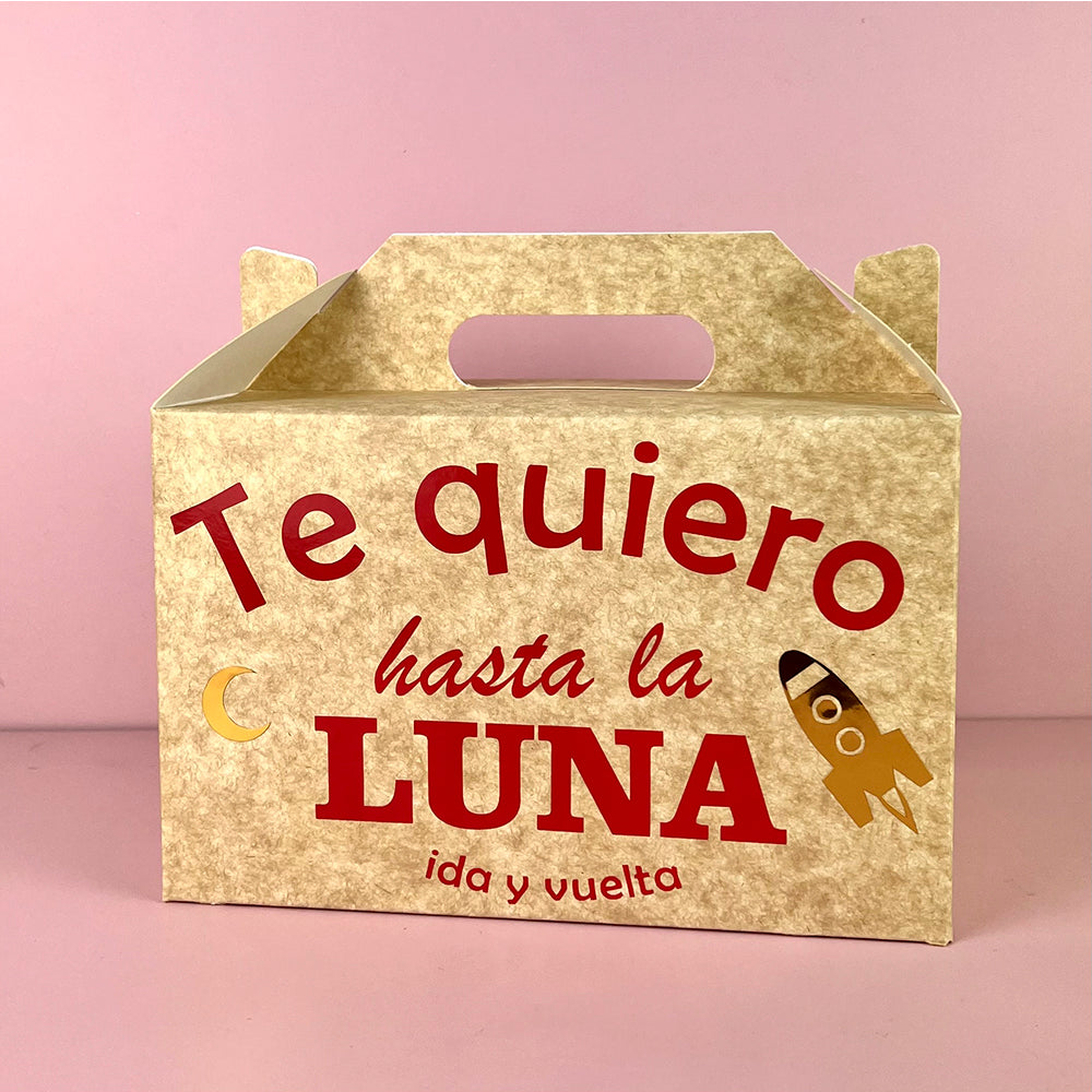 Caja picnic Te quiero hasta la luna ida y vuelta