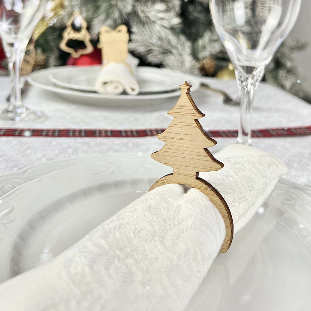 Pack 6 servilleteros madera