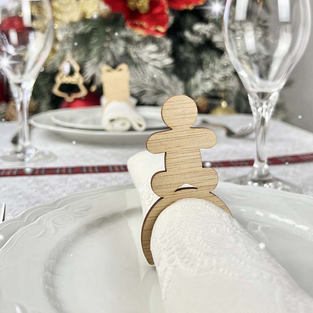 Pack 6 servilleteros madera