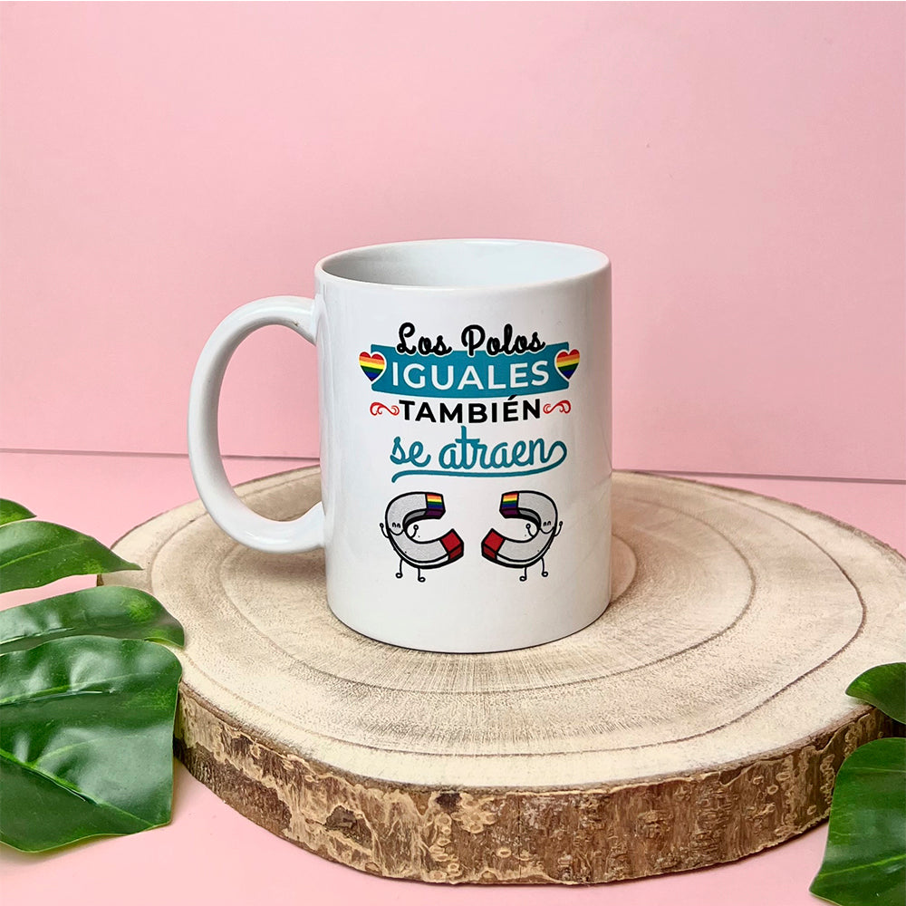 Taza Los polos opuestos también se atraen