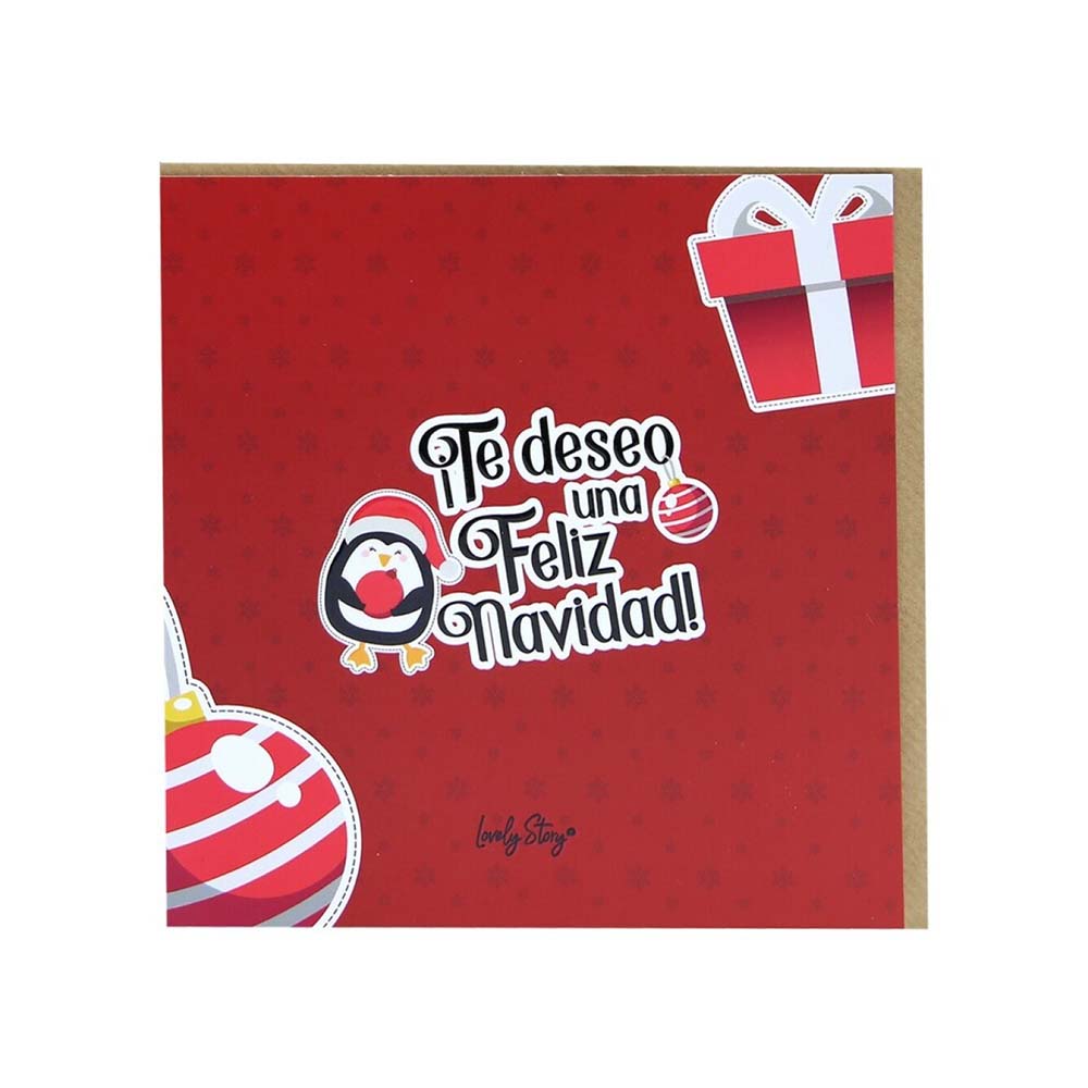 Postal Te deseo una feliz navidad