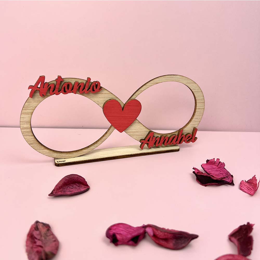 Infinito madera Personalizado
