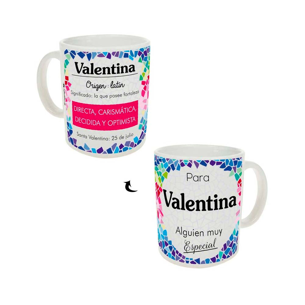 Taza para Valentina