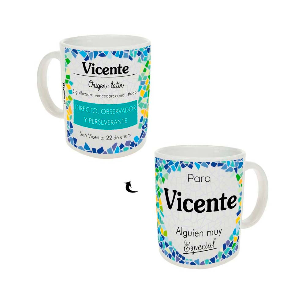 Taza para Vicente