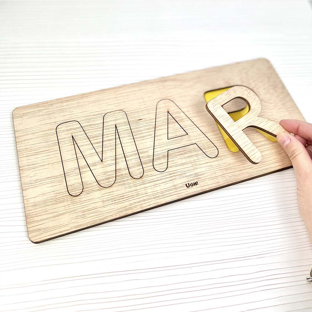 Puzzle de madera Nombre