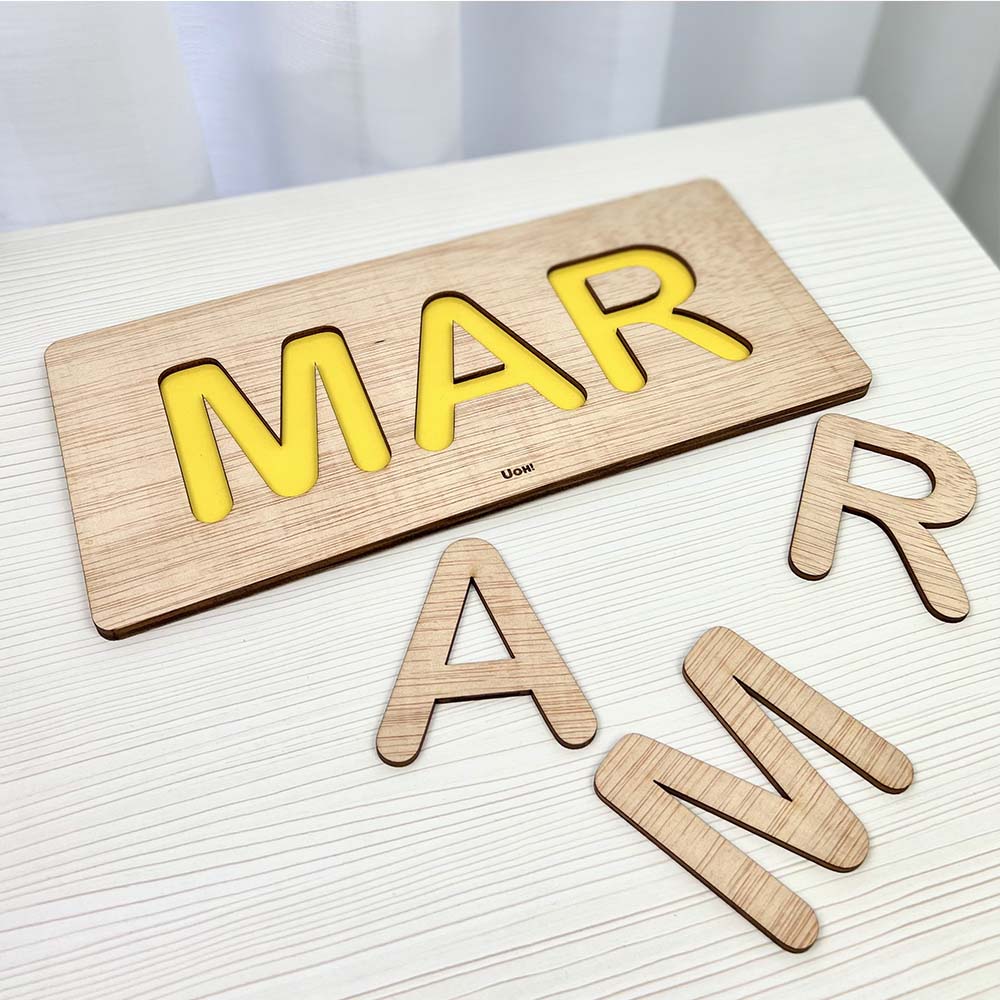 Puzzle de madera Nombre