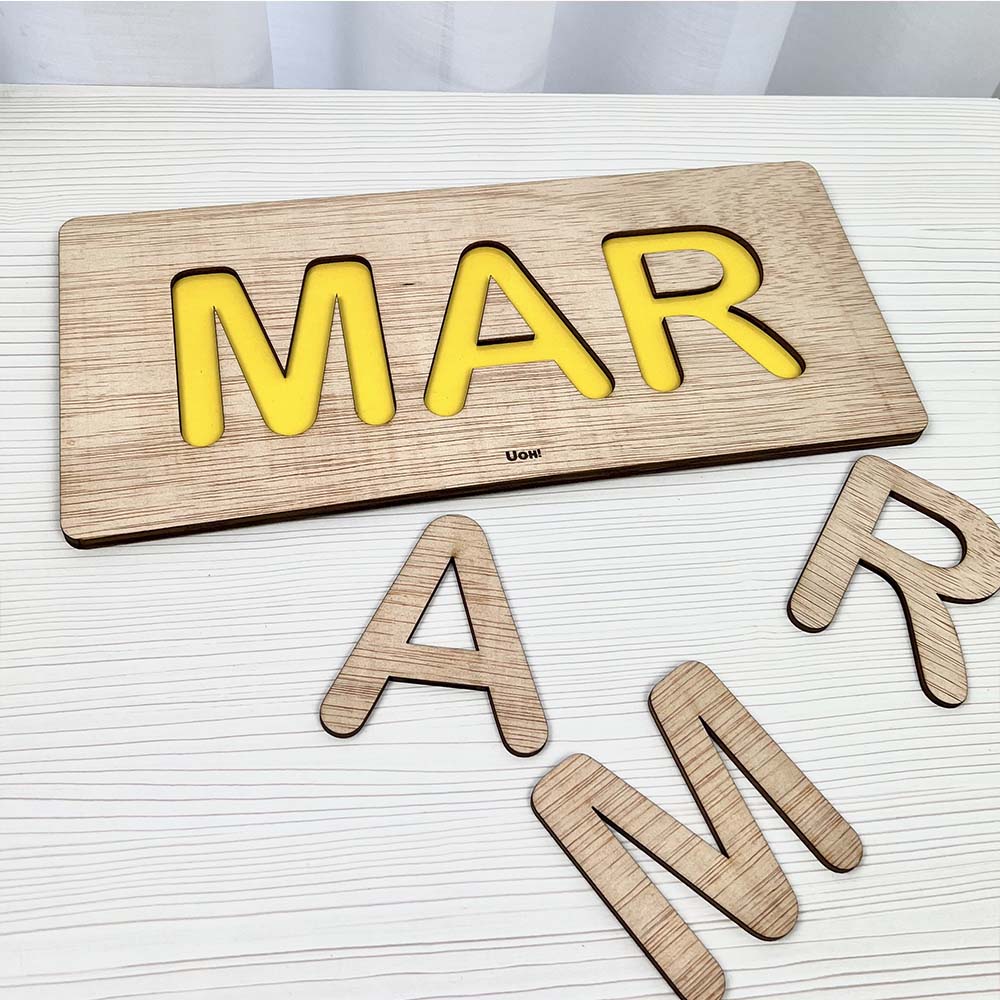 Puzzle de madera Nombre