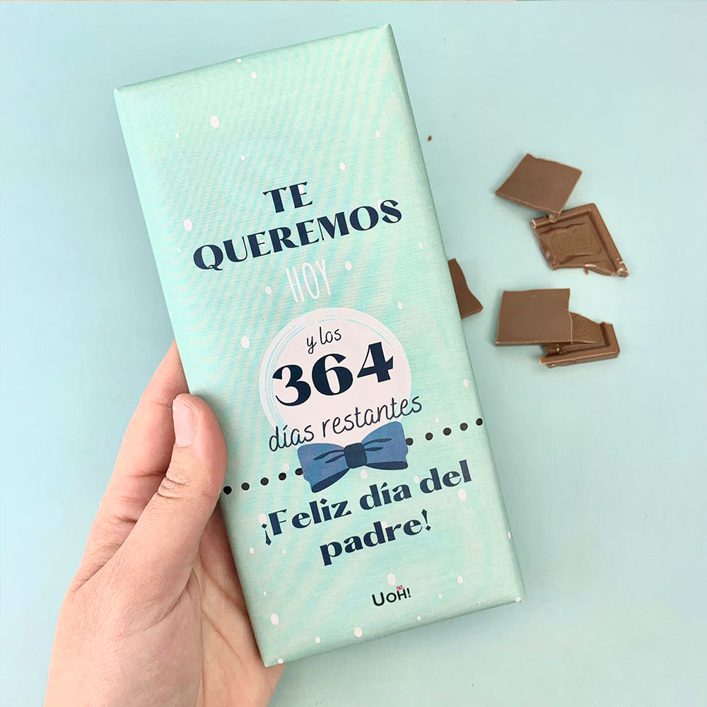 Chocolate Te queremos hoy y los 364 días restantes