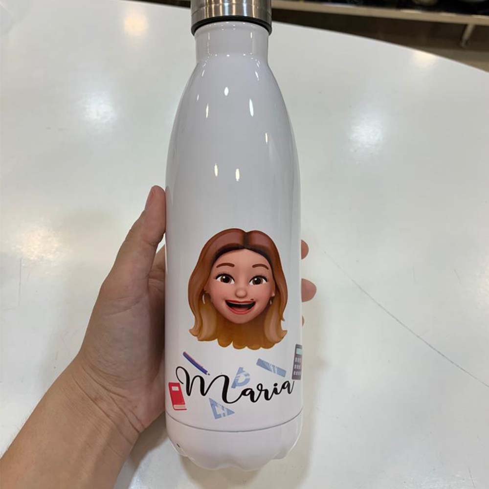 Botella agua personalizada Profe