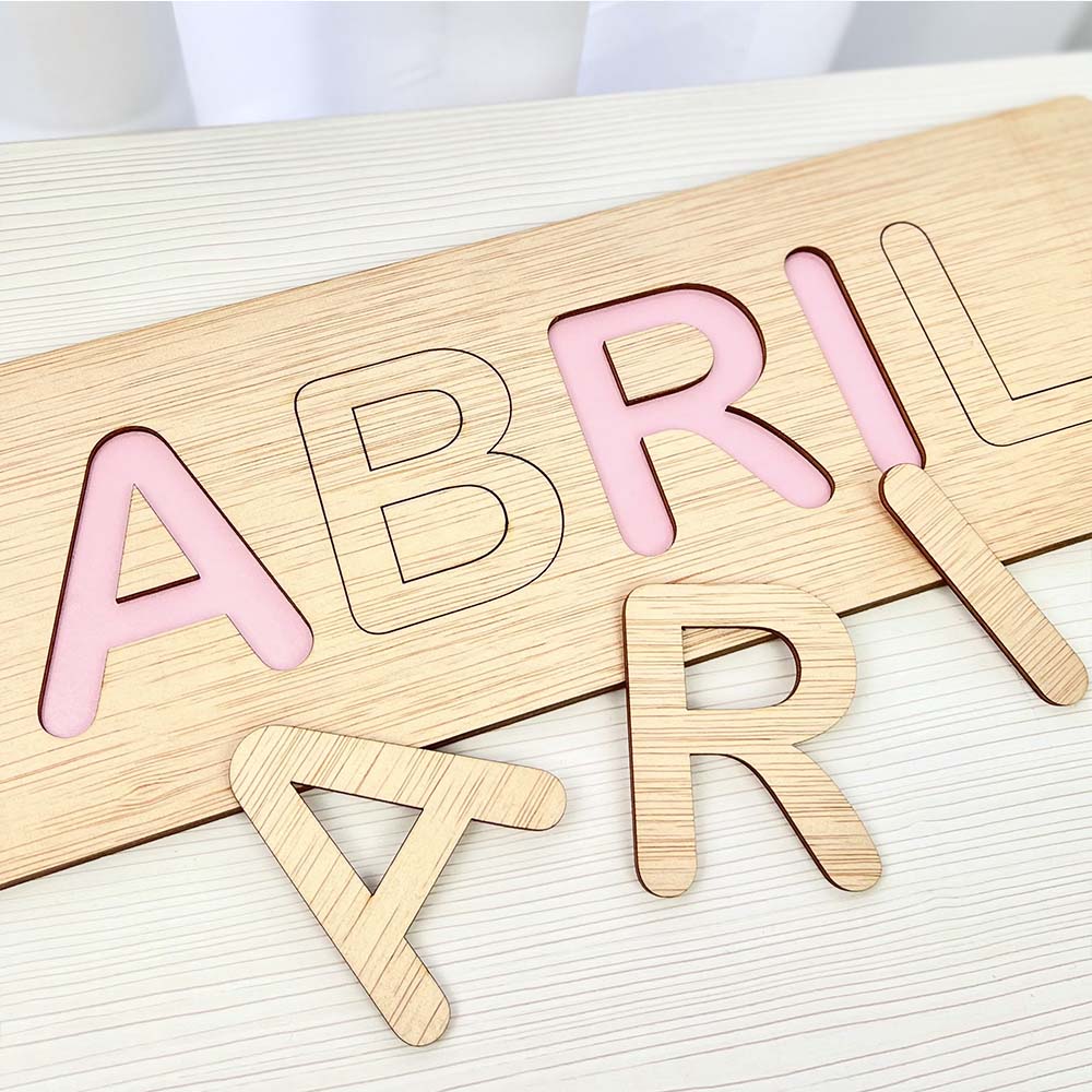 Puzzle de madera Nombre