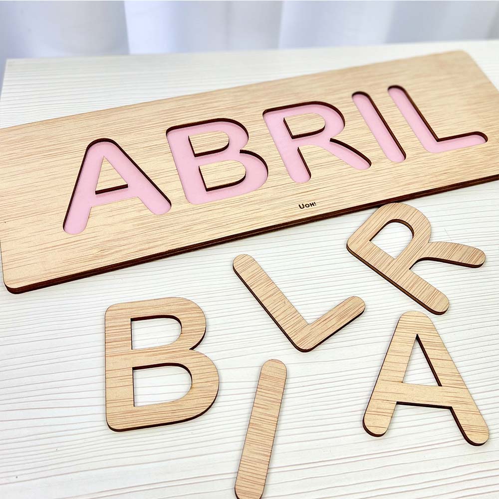 Puzzle de madera Nombre