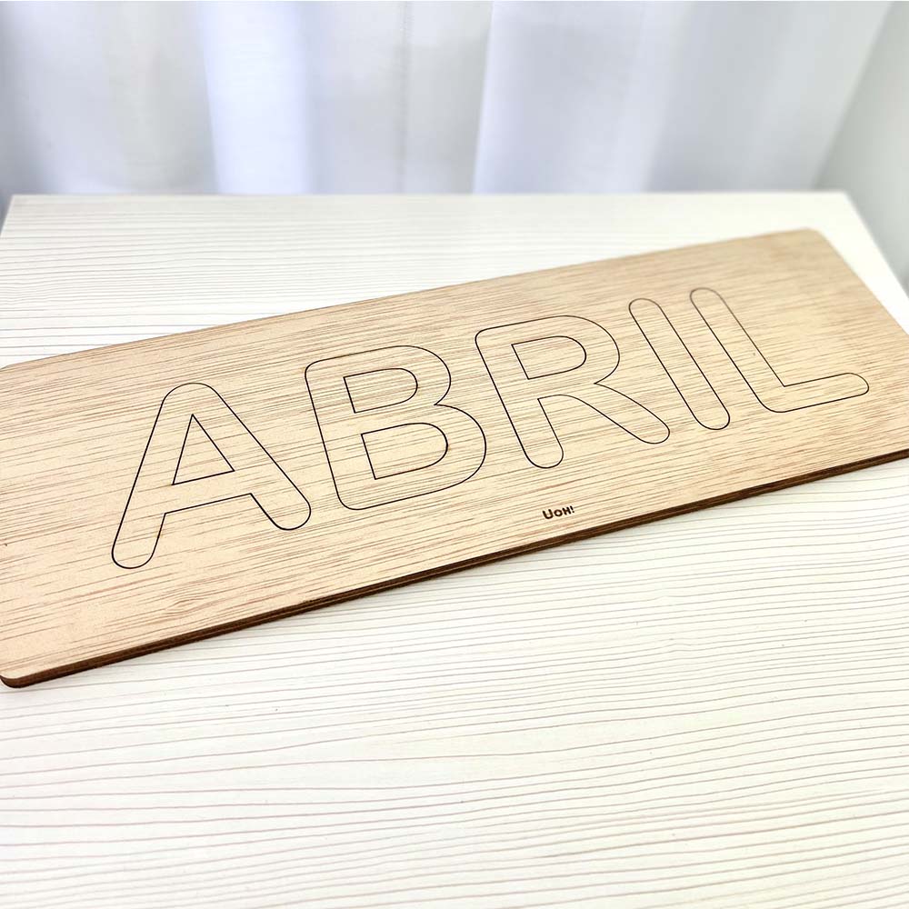 Puzzle de madera Nombre