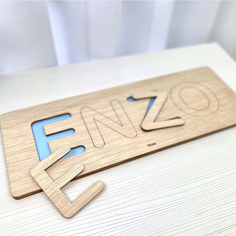 Puzzle de madera Nombre