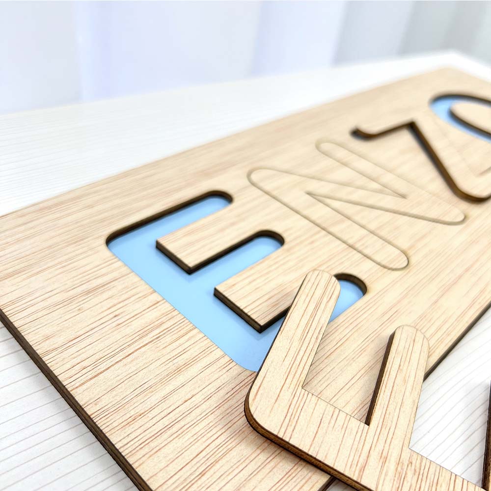 Puzzle de madera Nombre