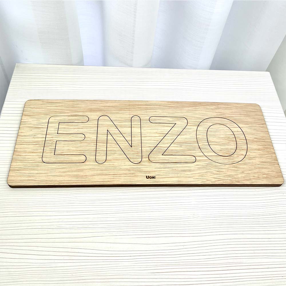 Puzzle de madera Nombre