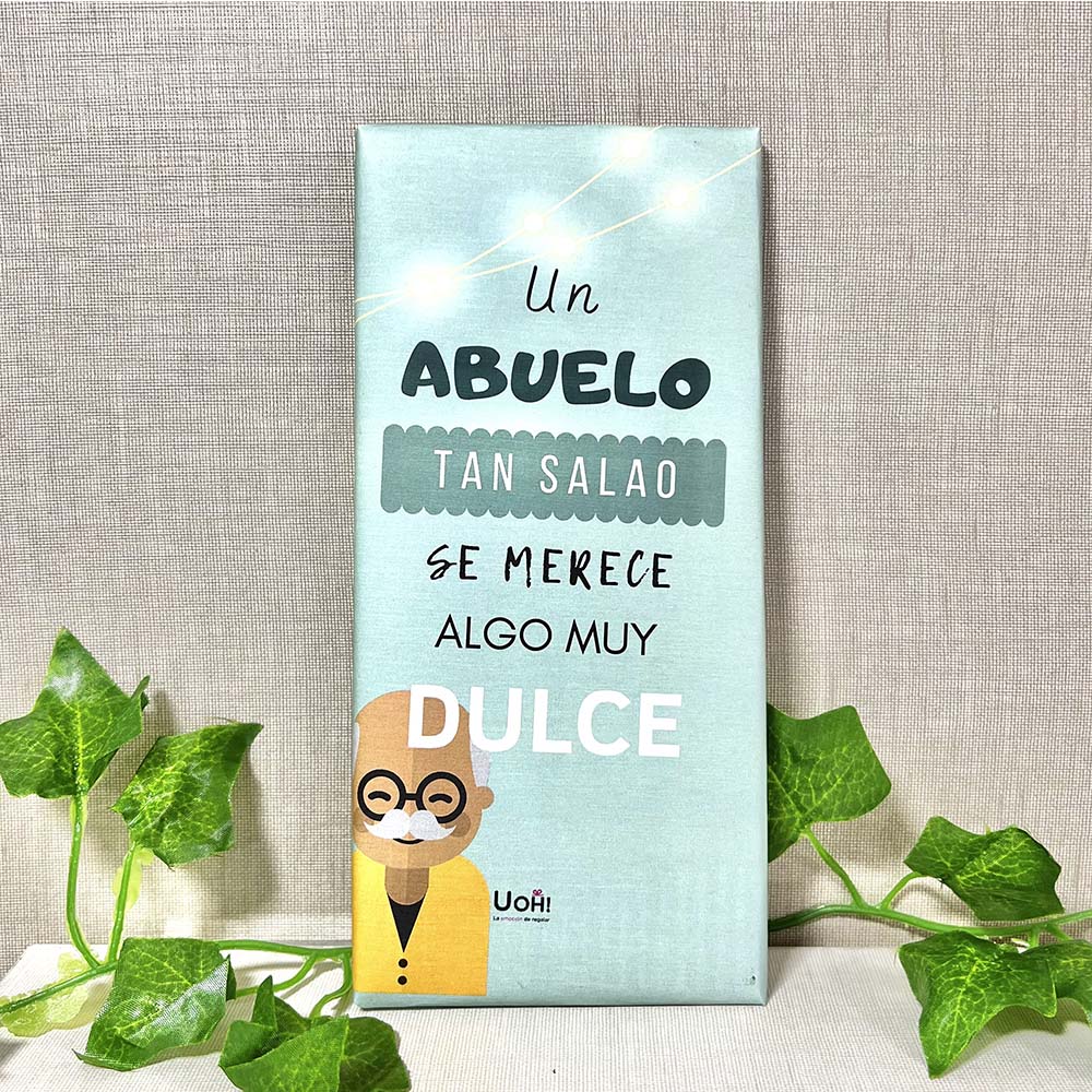 Chocolate Un abuelo tan salao se merece algo muy dulce