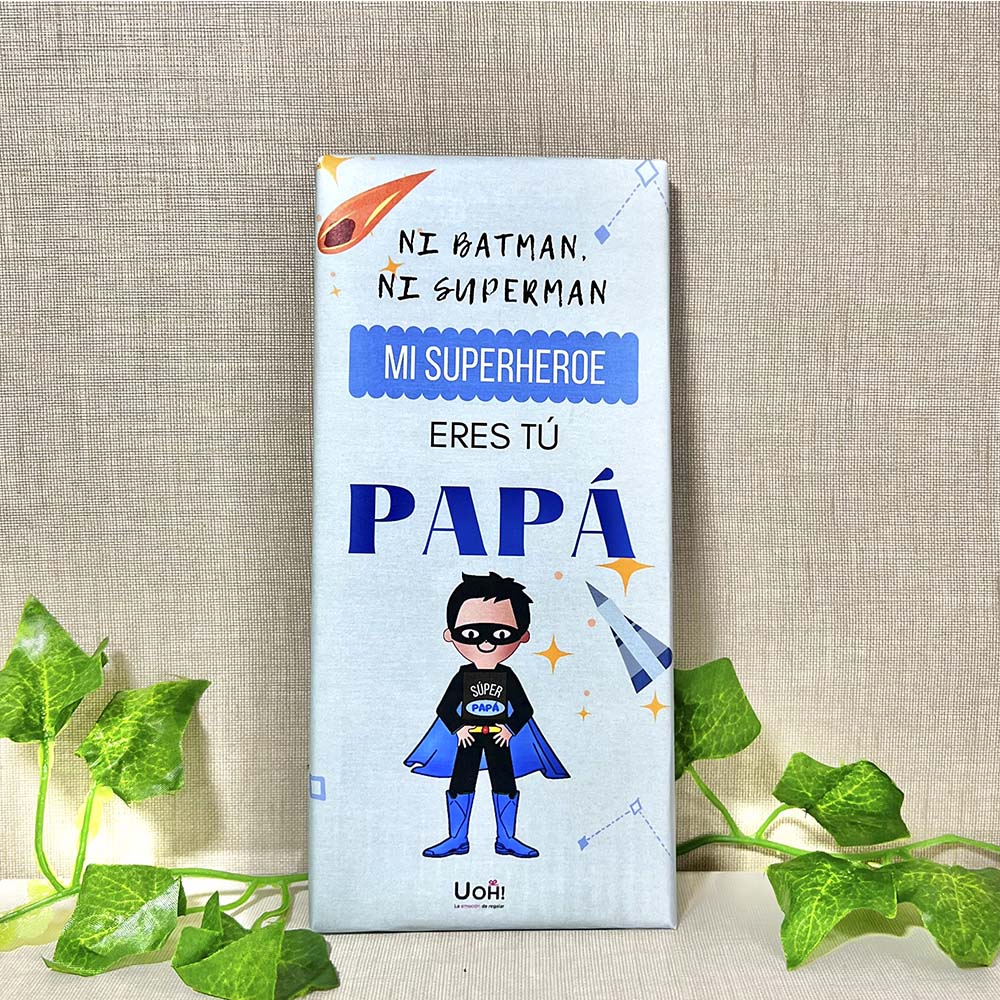 Chocolate Mi superheroe eres tú papá
